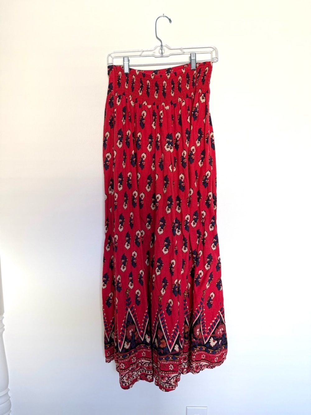Free People Wide-Leg Printed Palazzo Pants - Pink - Picture 6 of 7